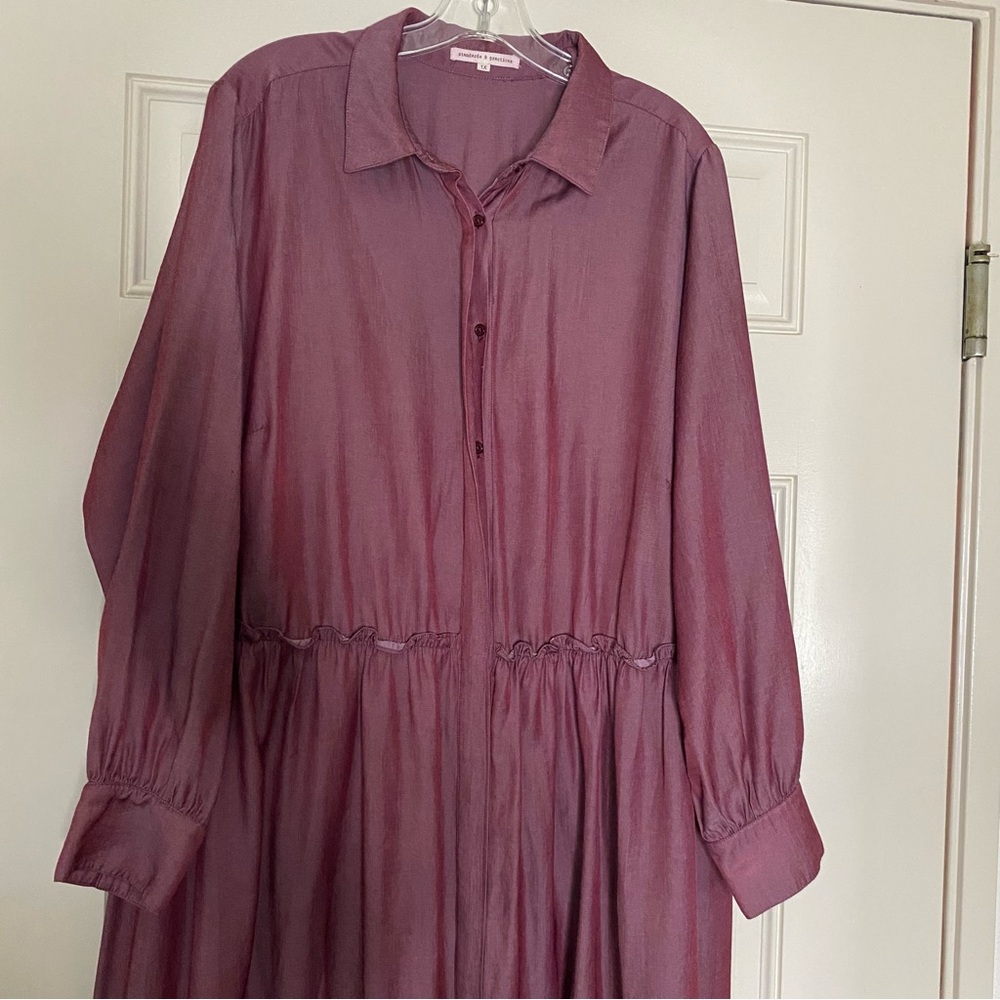 Standards & Practices Elegant Light Burgundy XL D… - image 4